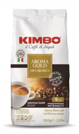 Kimbo Aroma Gold Arabica кофе в зернах пакет 1 кг #1