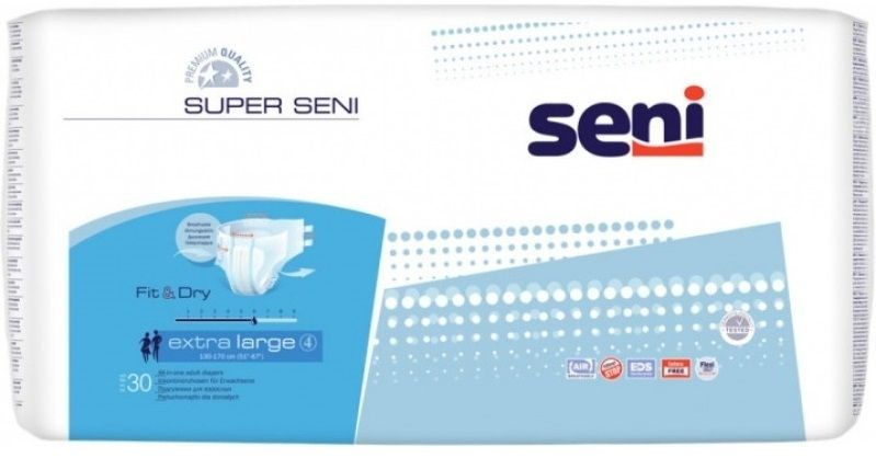 Подгузники для взрослых SENI Super Air Large (30шт) #1