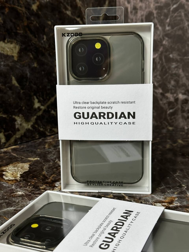 Чехол для IPhone 15 pro Max пластиковый Guardian. Уцененный товар #1