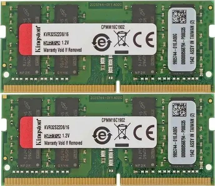 Модуль оперативной памяти Kingston Fury 粗DDR4 3200 МГц16 ГБ (KVR32S22D8 ...