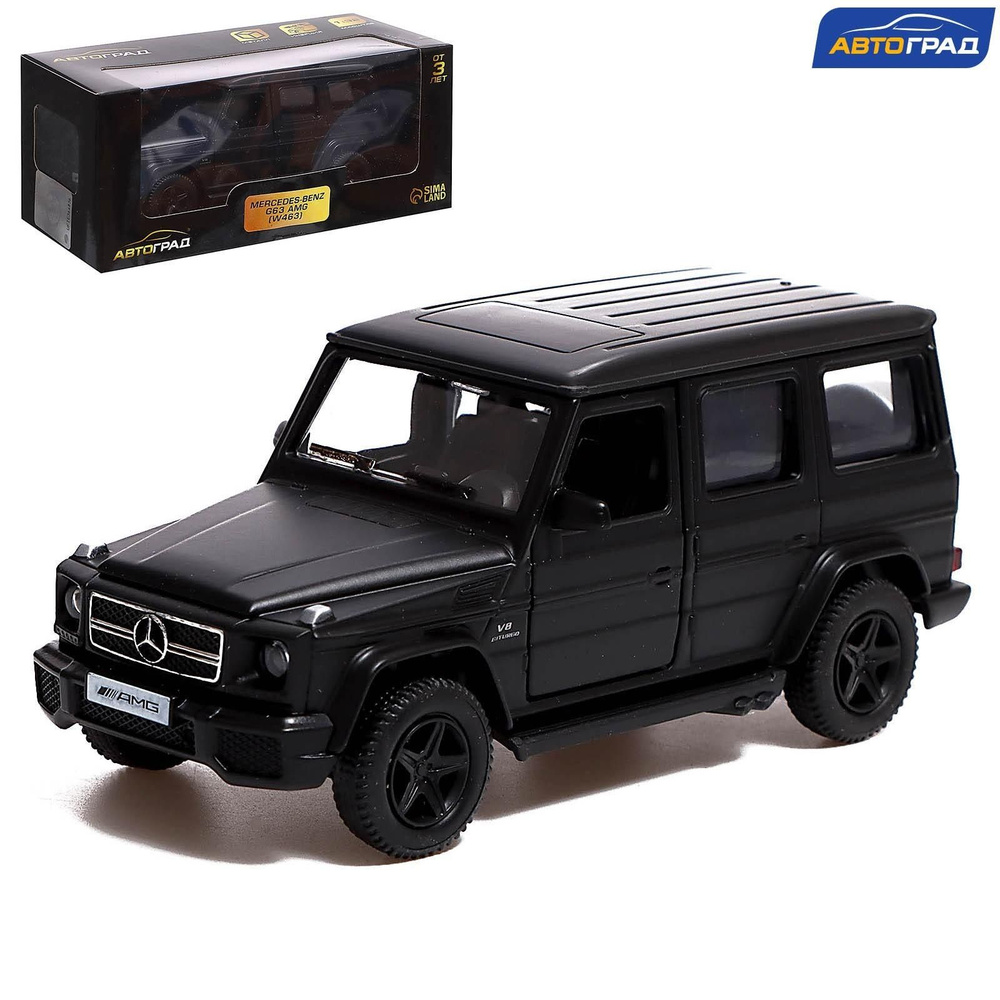 Машина металлическая MERCEDES BENZ G63 AMG, 1:32, открываются двери,  инерция, цвет матовый - купить с доставкой по выгодным ценам в  интернет-магазине OZON (1128966927)