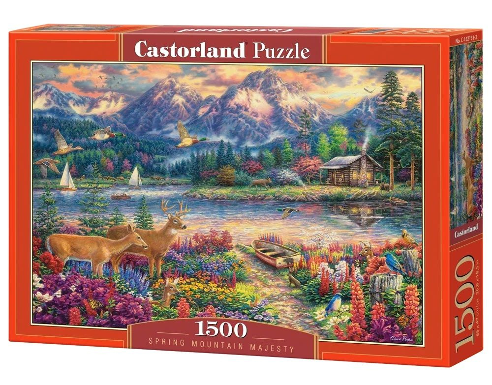 Пазл Castorland 1500 деталей, элементов: У подножия гор #1