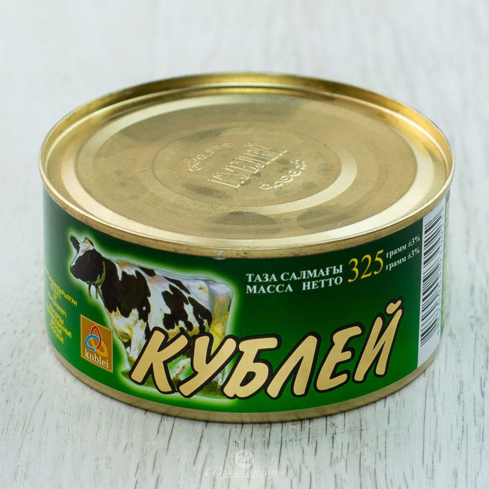 Говядина тушеная, консервы, консервированная мясная продукция, тушенка КУБЛЕЙ высший сорт 325 г  #1