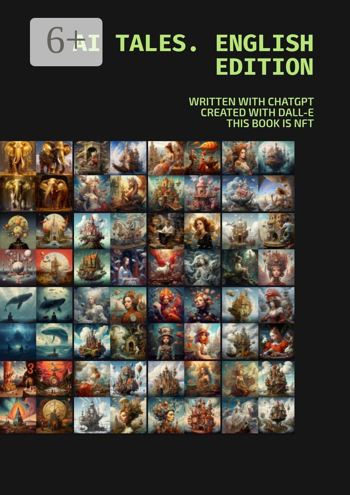 AI Tales. English edition. Written with ChatGPT, created with DALL-E, this book is NFT #1