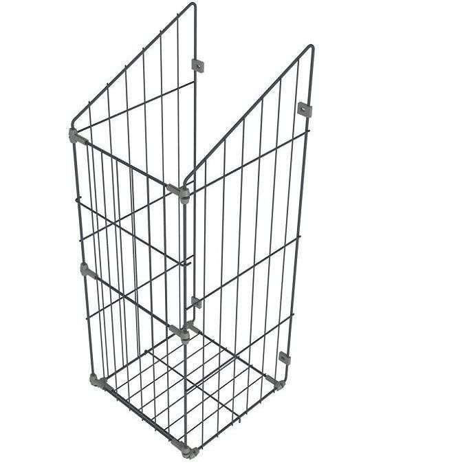 Корзина для белья откидная 30 (305х230х620), в модуль 300 мм, антрацит  #1