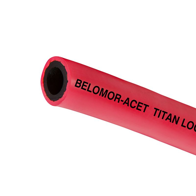 Рукав ацетиленовый BELOMOR-ACET, красный 8 мм, 20bar TL008BM-ACL TITAN LOCK, 40 метров  #1