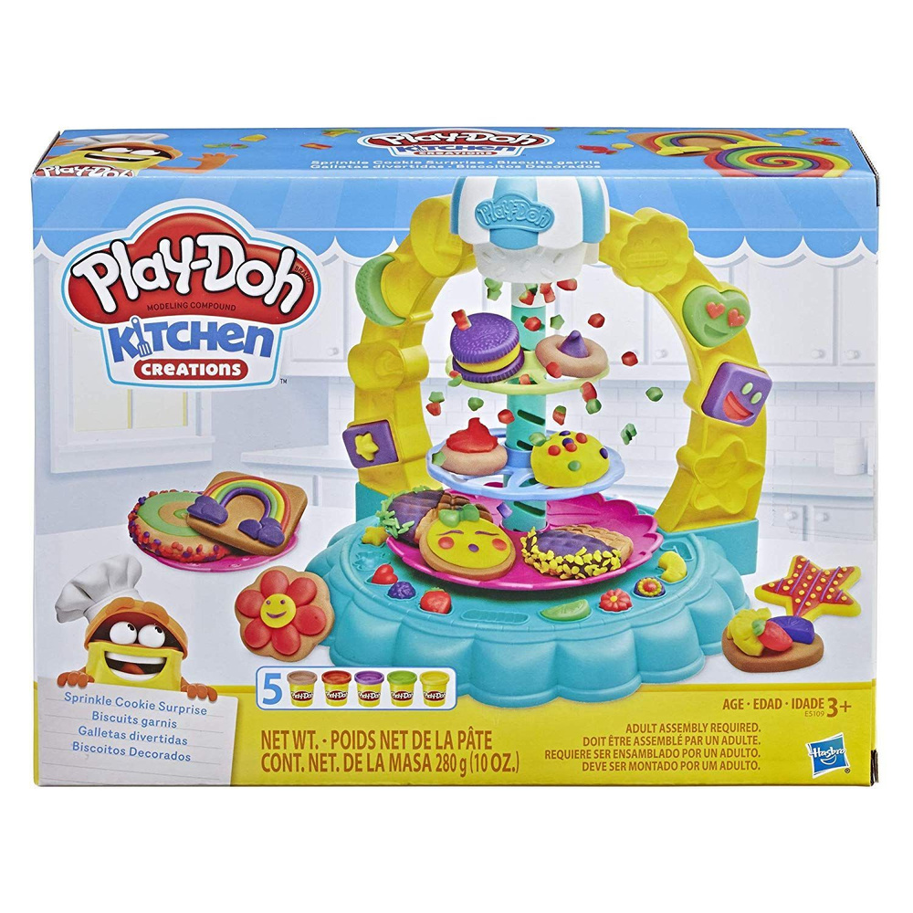 Игровой набор PlayDoh тесто для лепки карусель сладостей - купить с  доставкой по выгодным ценам в интернет-магазине OZON (1157916996)