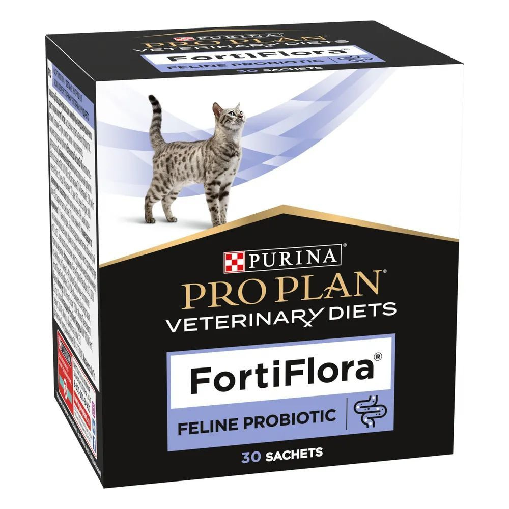 Добавка в корм Pro Plan Veterinary Diets Forti Flora для кошек и котят , 30  шт. в уп. - купить с доставкой по выгодным ценам в интернет-магазине OZON  (287596034)