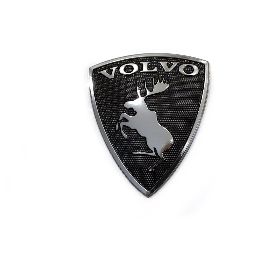 Alstickers! Автомобильные объёмные эмблемы Гарцующий Лось для Volvo размер  79 x 67 мм. Чёрный - купить по выгодным ценам в интернет-магазине OZON  (1174236827)