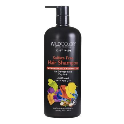 Wild color Sulfate Free Hair Shampoo Вайлд Колор Безсульфатный шампунь для сухих волос с аргановым и #1