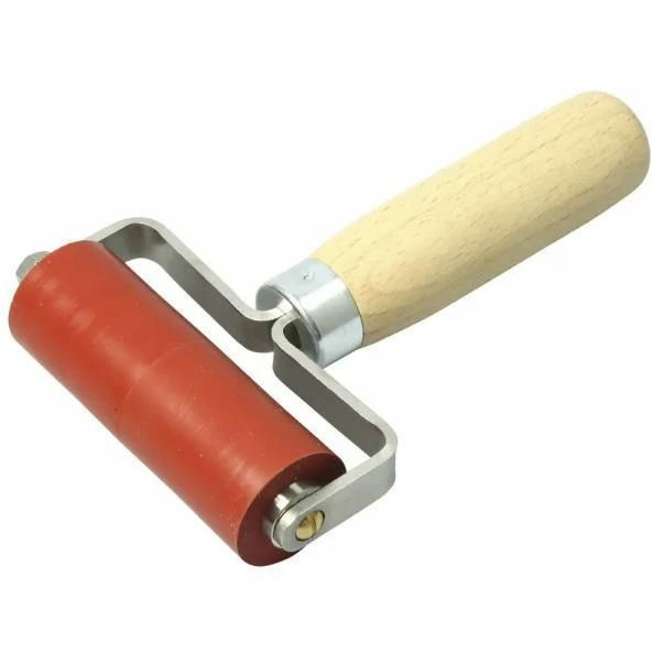 Валик ролик прикаточный прижимной (шир.80 мм) термостойкий силиконовый ...