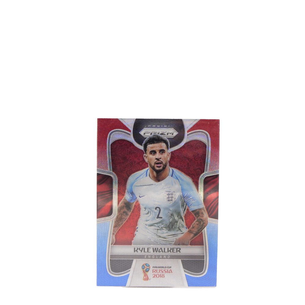 Коллекционная карточка Panini Prizm FIFA World Cup Russia 2018 - #71 Kyle Walker - Red Blue Wave - S0320 #1