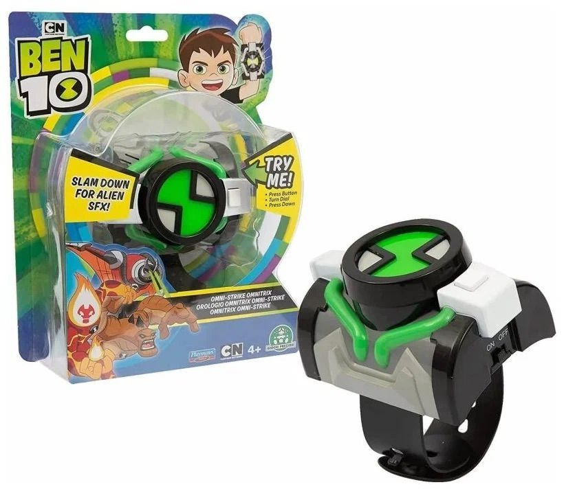 Интерактивная игрушка Часы Бен 10 Омнистрайк (звук, свет) Ben 10 Watch Omni-Scop Omnitrix 76956  #1