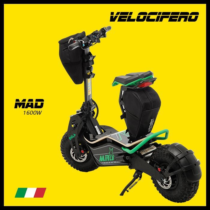 Электросамокат Velocifero MAD 1600W купить по выгодной цене в