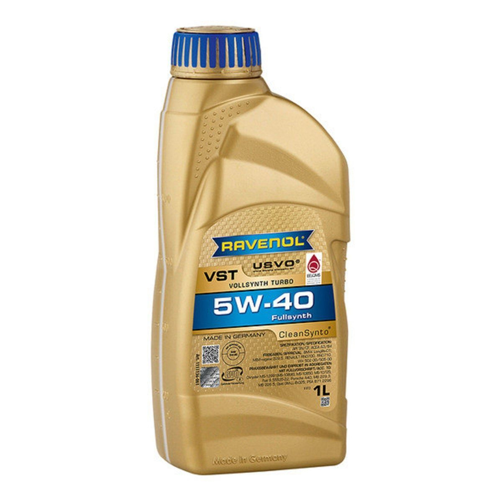 Масло моторное RAVENOL 5W-40 Синтетическое - купить в интернет-магазине ...