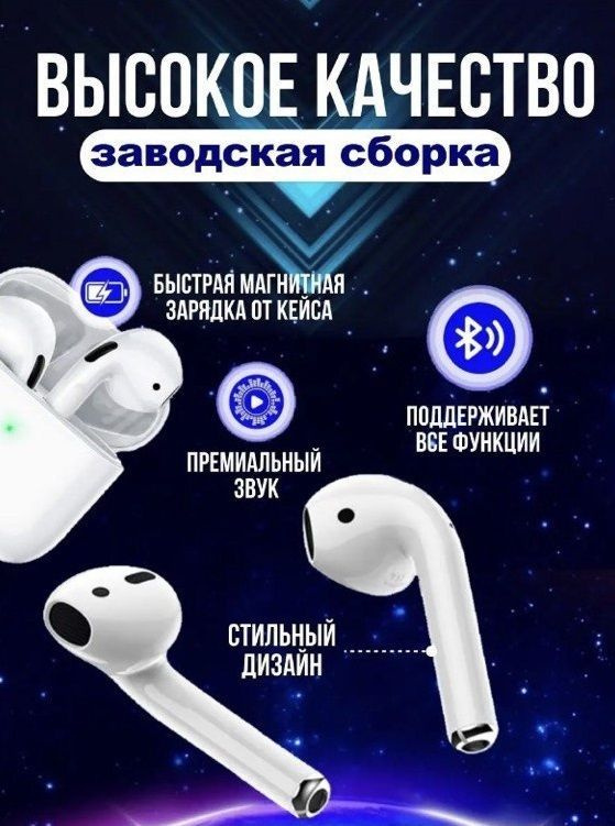 Bluetooth-гарнитура Стильные беспроводные наушники /Для занятий спортом ...