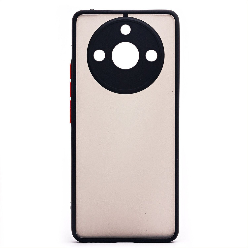 Чехол для Realme 11 Pro (RMX3771), 11 Pro+ (RMX3741) пластиковый с окантовкой <черный> #1