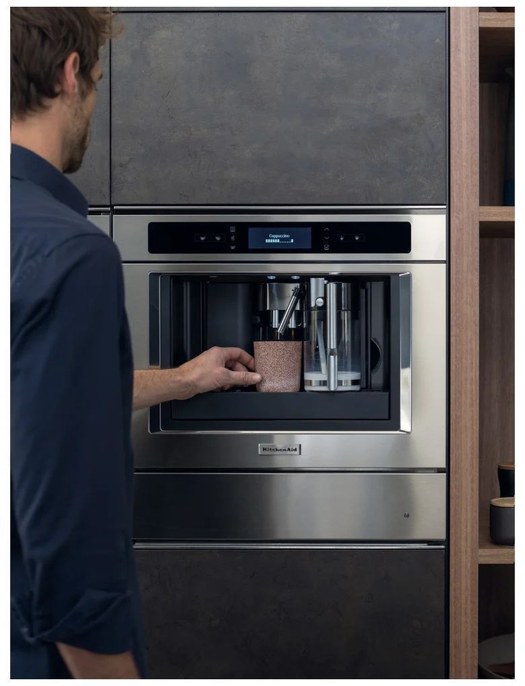 Встраиваемая кофемашина KitchenAid 648924FB41864CF5B6A897A80D3FD28A ...
