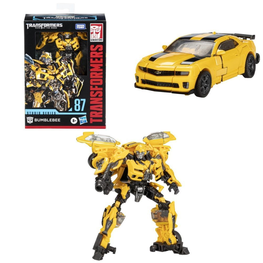 Игрушка Hasbro Transformers Toys Studio Series SS87 Делюкс Трансформеры:  Темная сторона Луны Фигурка Бамблби, от 8 лет, 4,5 дюйма F3168