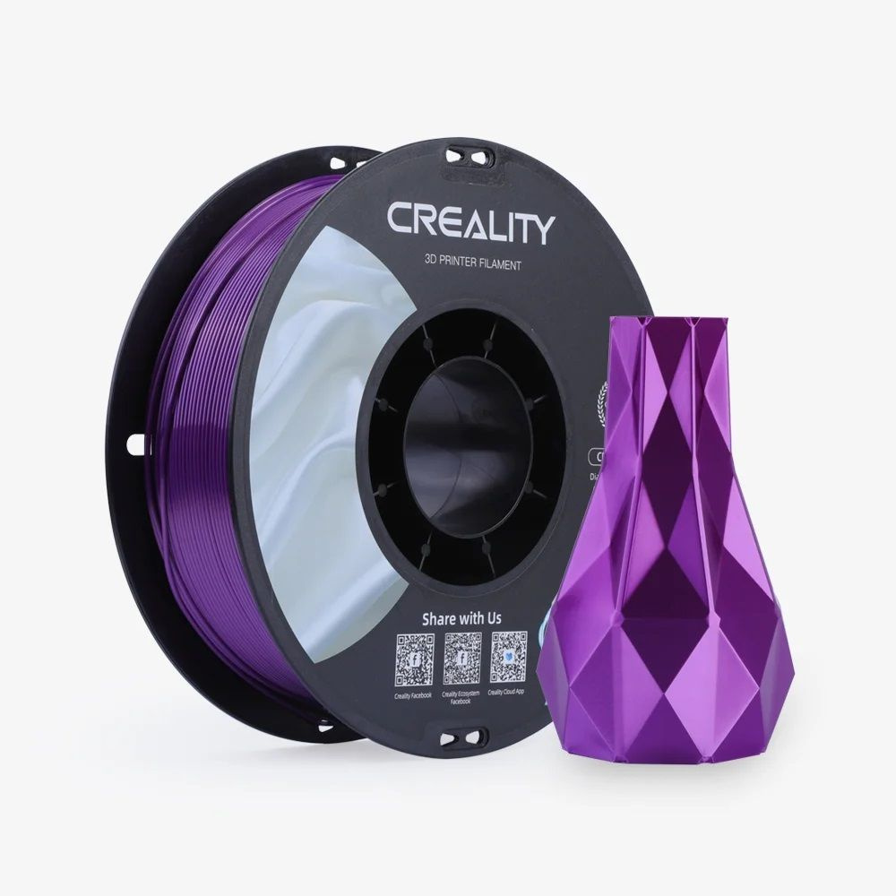 Филамент Creality CR-Silk 1.75мм. Фиолетовый 1 кг. - купить с доставкой ...