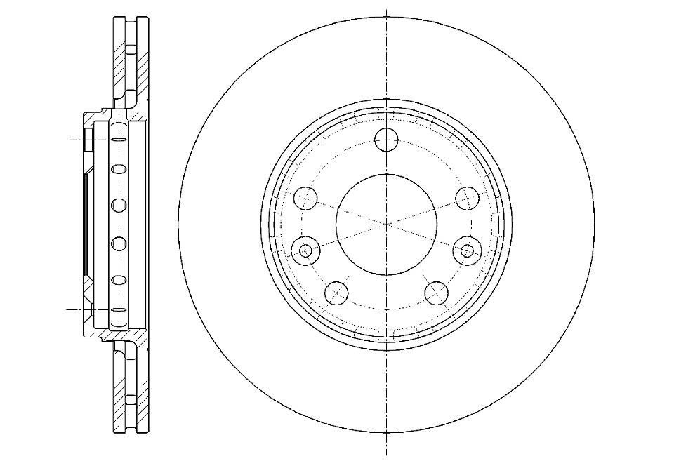 Диск тормозной перед G-brake GR-21080 - купить по низкой цене в ...