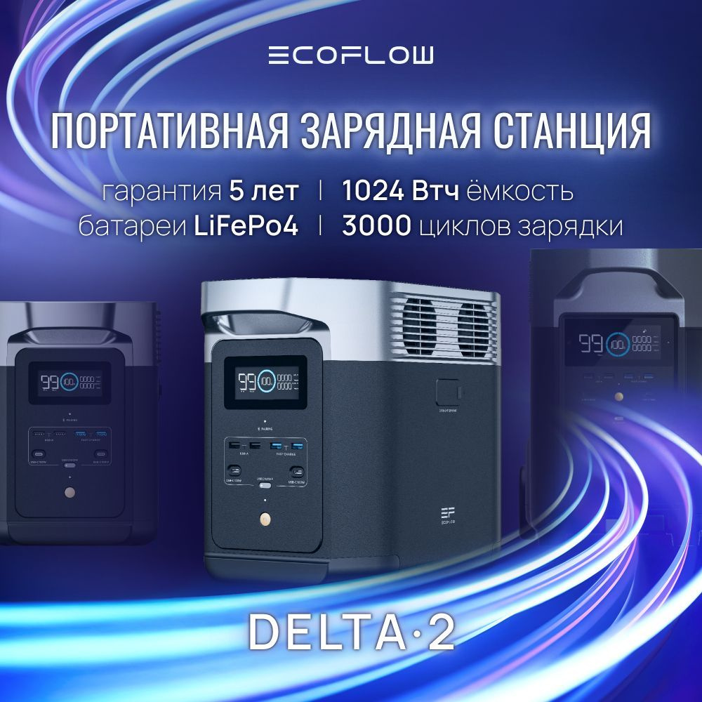 ИБП Резервный (Back UPS) EcoFlow купить по выгодной цене в  интернет-магазине OZON (813288708)