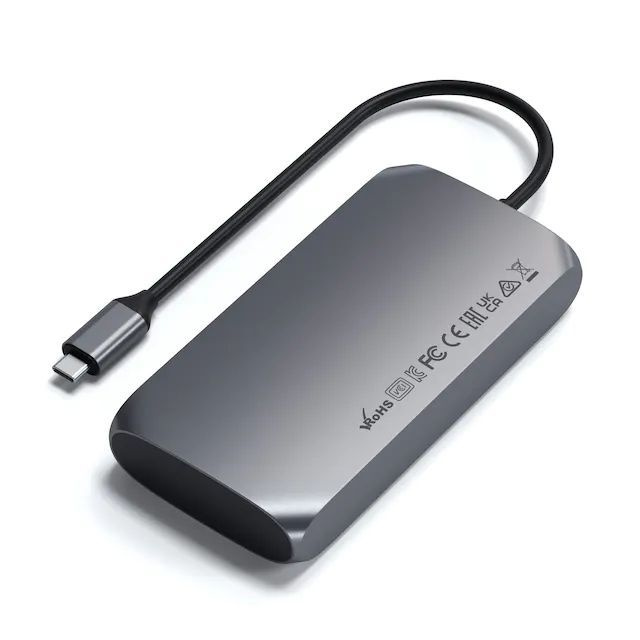 Мультимедийный адаптер Satechi USB-C Multimedia adapter M1. Цвет: серый космос  #1