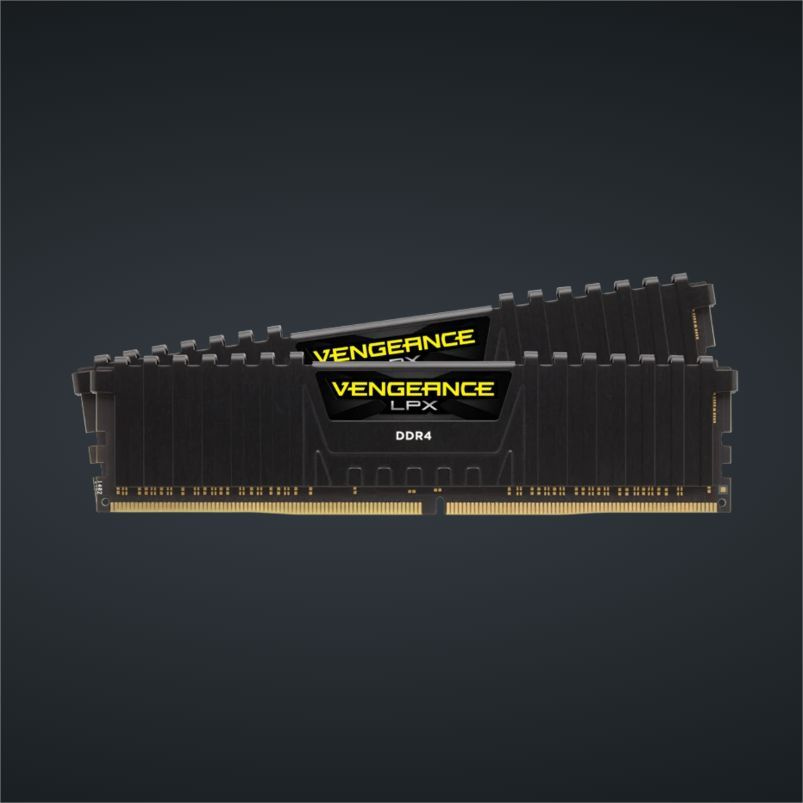Модуль оперативной памяти Corsair 128(4x32)-复仇者LPX-D4-3200-黑-新黑五-PTLT32 ...