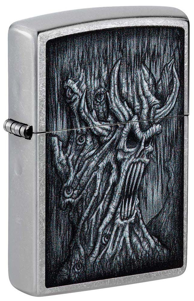 Зажигалка бензиновая Evil Tree ZIPPO 48681 серебристая кремниевая  #1