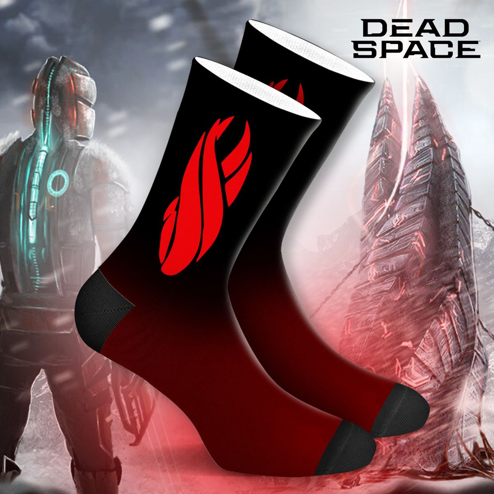 Носки mimisocks Dead Space с принтом 