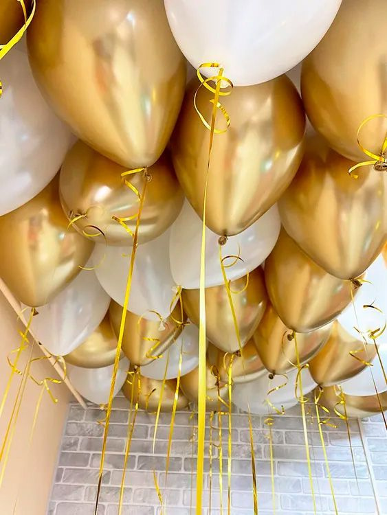 Воздушные шары под потолок с гелием - 50 штук - купить в интернет ...