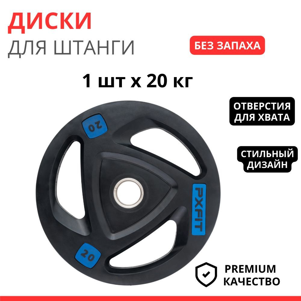 Диск для штанги 20 кг - купить в интернет-магазине OZON с быстрой ...