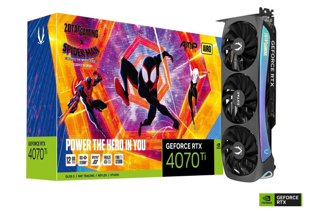 Видеокарта ZOTAC GeForce RTX 4070 Ti, 12 ГБ PCI Express 4.0 HDMI