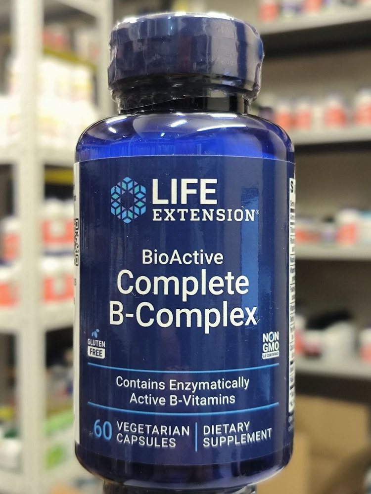 Life Extension, BioActive Complete B-Complex, 60 капсул - купить с ...