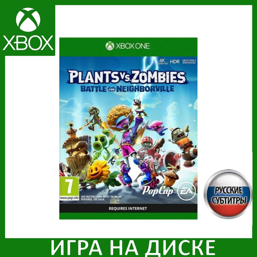 Игра Plants vs. Zombies Битва за Не_Xbox One_Xbox Series_Blu-ray (Xbox One,  Xbox Series, Русские субтитры)