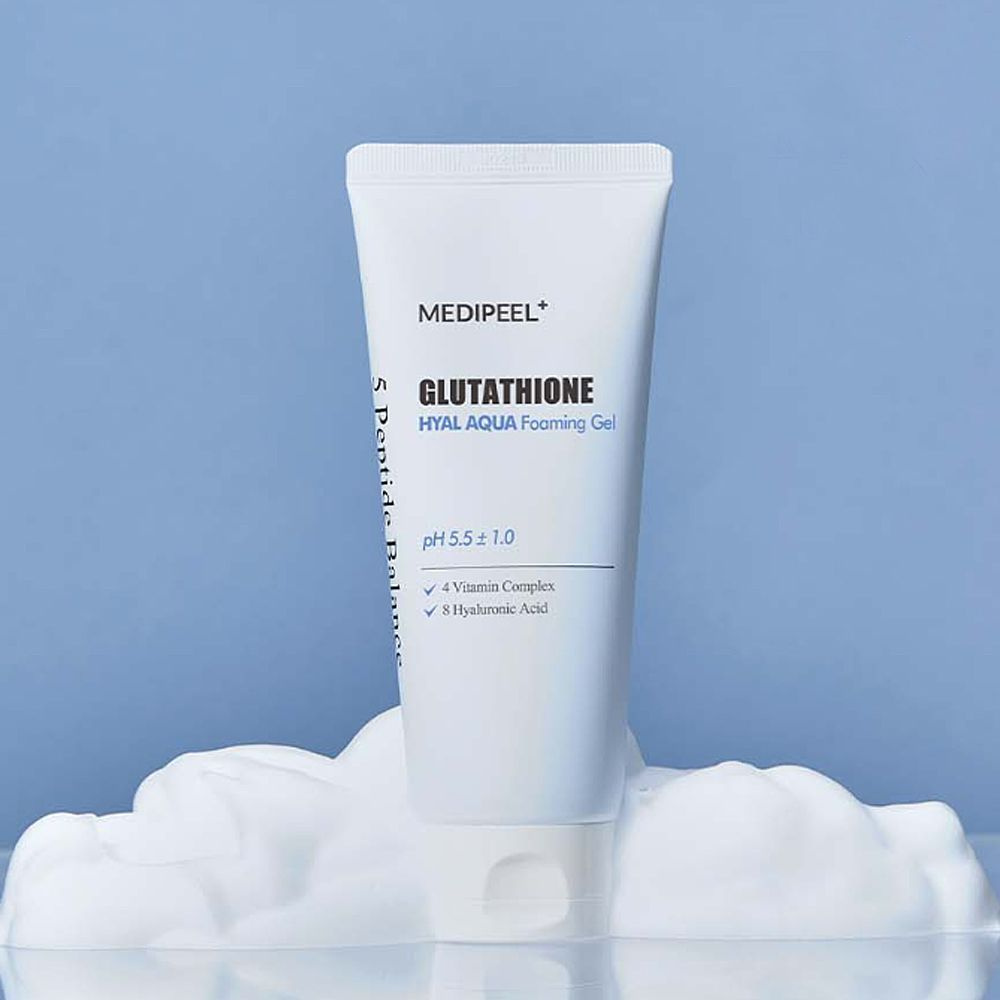 Увлажняющий гель-пенка для умывания Medi-Peel Glutathione Hyal Aqua ...