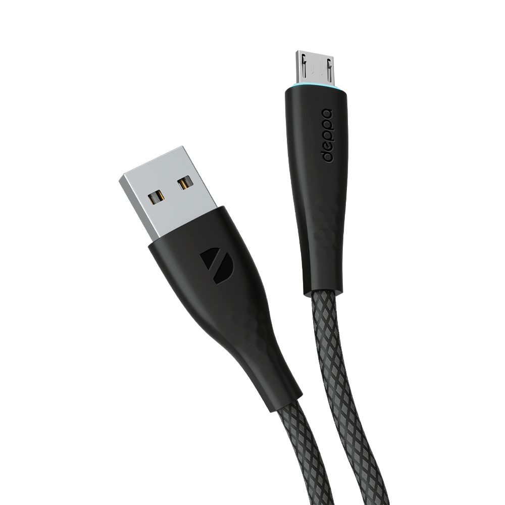 Кабель для смартфона Fly USB - micro USB, длина 1м, черный #1