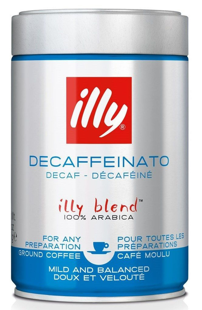 Кофе Illy без кофеина молотый, 250г #1