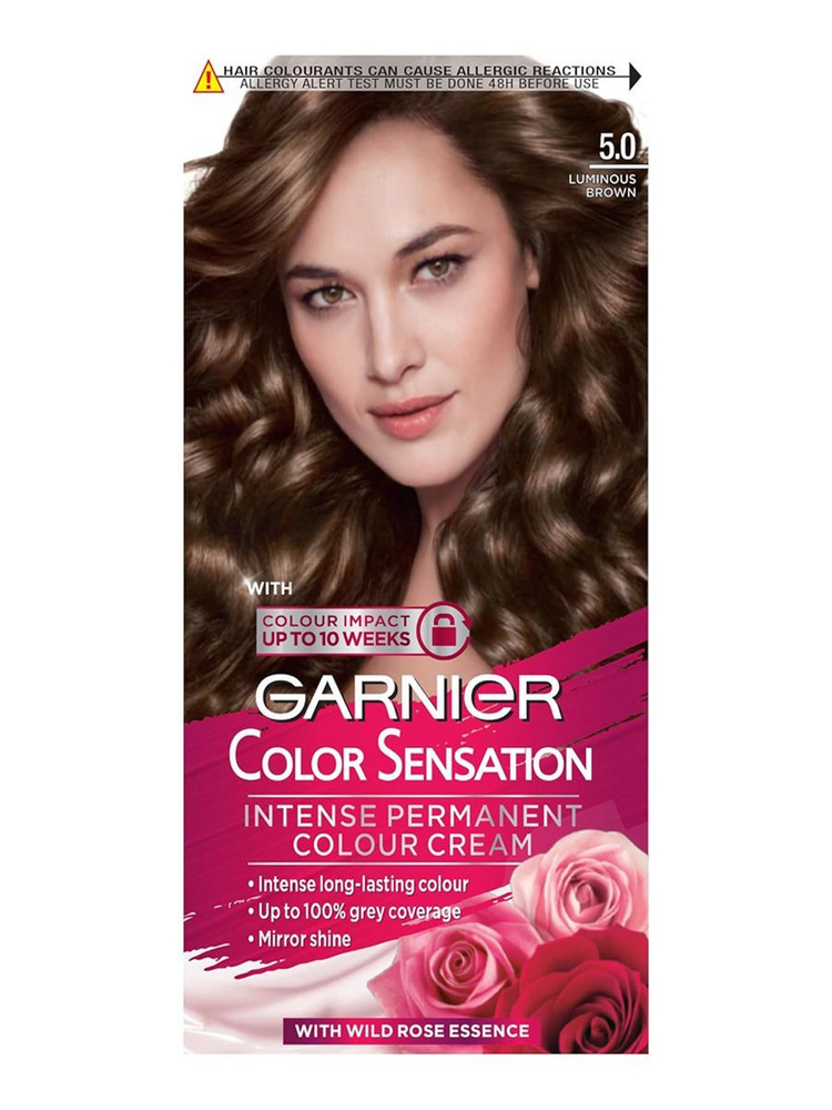 Garnier Крем-Краска для волос стойкая Color Sensation, 5.0 Сияющий ...