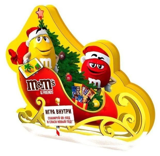 Набор подарочный M&M's Санки, 280г #1