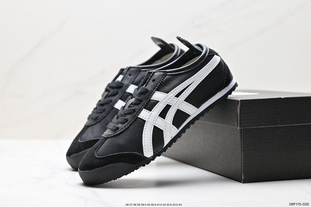 Asics tiger black best sale