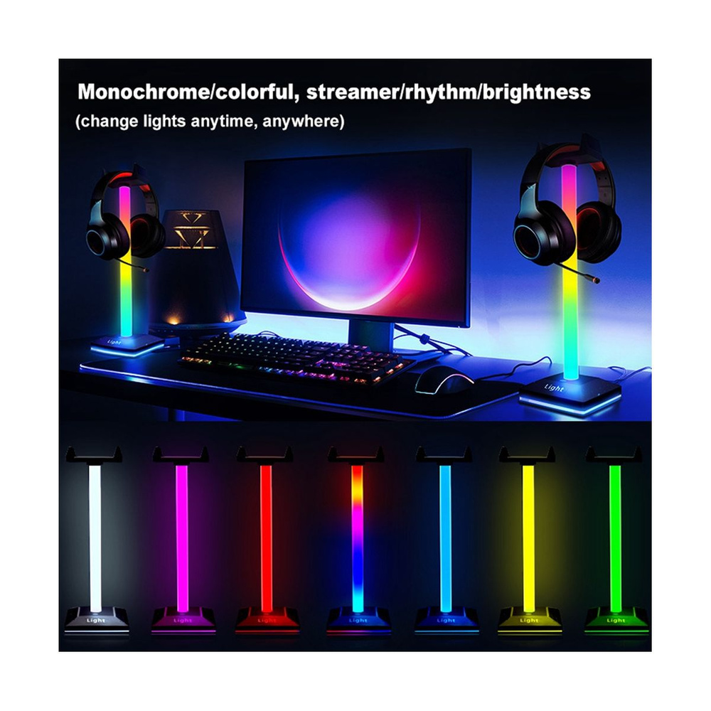 Светящийся кронштейн для телефона RGB, подвеска для освещения ритм-атмосферы  - купить с доставкой по выгодным ценам в интернет-магазине OZON (1525901158)