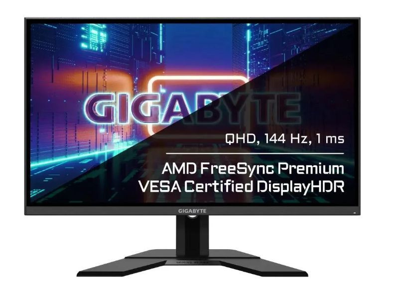 Gigabyte 27" Монитор G27Q / 20VM0-GG27QBI-1EKR, черный #1