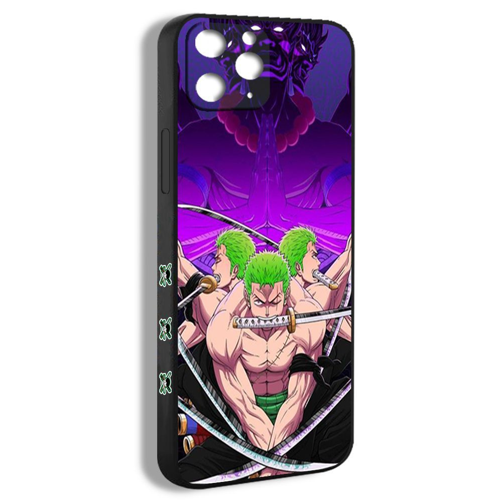 чехол для смартфона Подходит для iPhone 11 Pro Max Зоро Аниме Ван Пис  Ророноа Зоро One Piece Zoro HZH09 - купить с доставкой по выгодным ценам в  интернет-магазине OZON (1258141821)