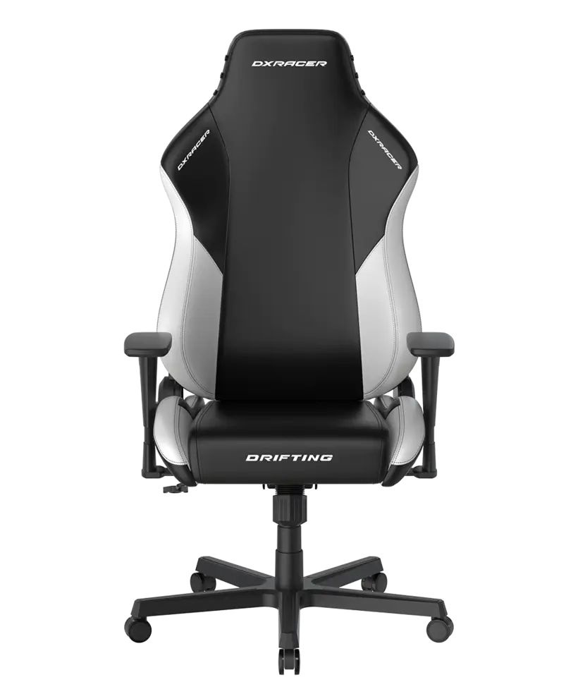 DxRacer Игровое компьютерное кресло DXRacer Drifting C-NEO Leatherette-Black& White-L, Black White  #1
