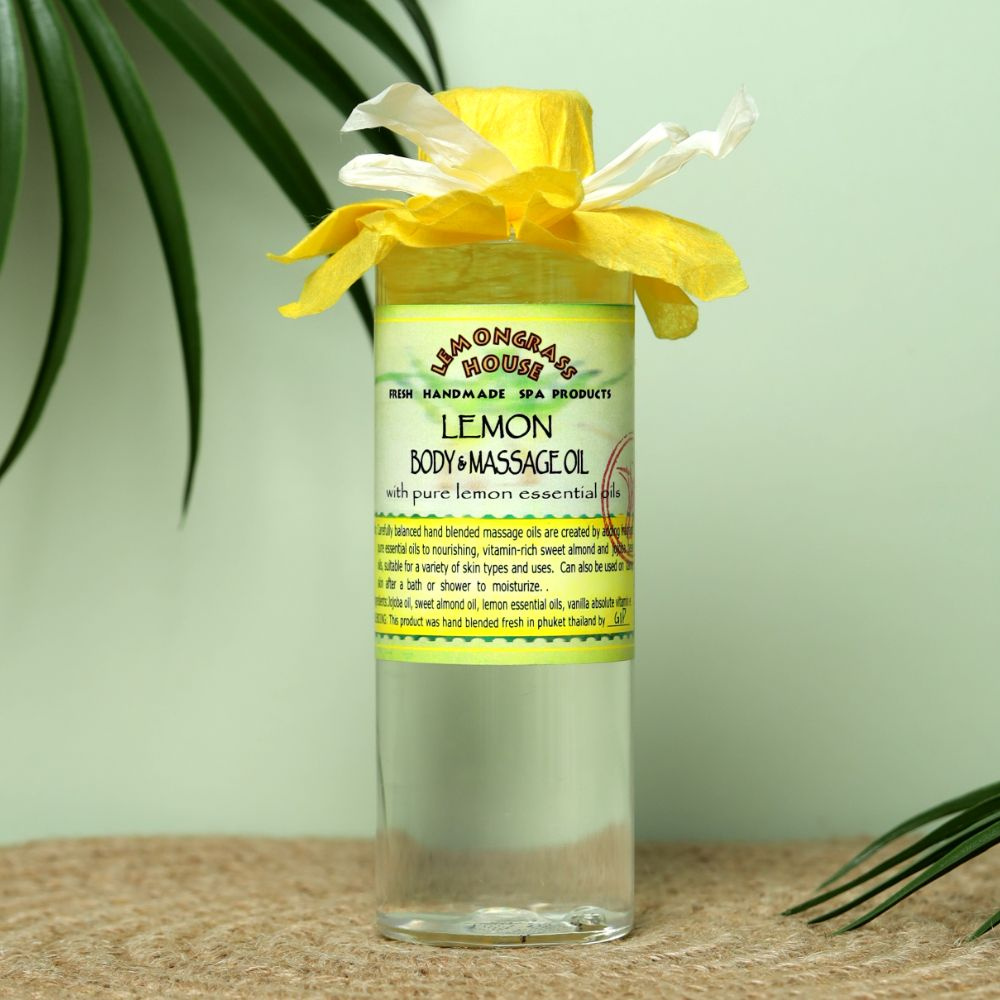 Масло для тела и массажа "Лимон" 120мл. Натуральное/ Цитрусовое ...