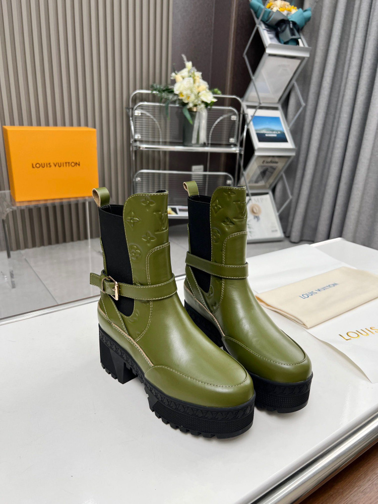 Ботинки Louis Vuitton - купить с доставкой по выгодным ценам винтернет-магазине OZON (1267267116)