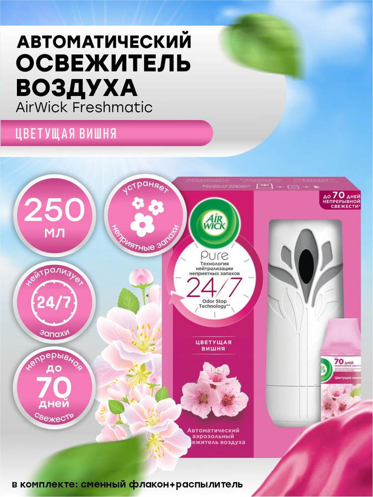 Автоматический освежитель воздуха AirWick Freshmatic Pure со сменным ...