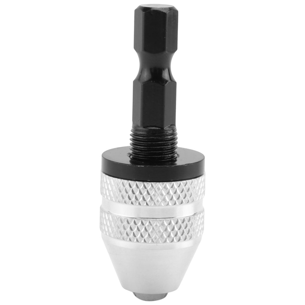 Серебристый + черный, 6 мм, адаптер для бесключевого сверла, адаптер ...