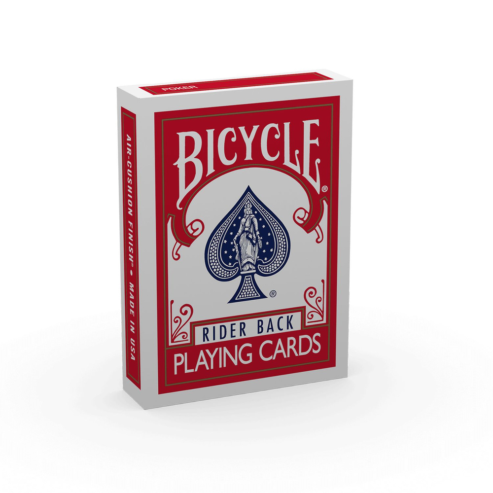 Bicycle rider back 808 standard poker playing cards red OZON 1291903587